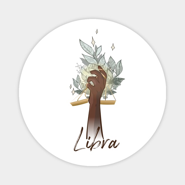 Libra Magnet by HiPolly